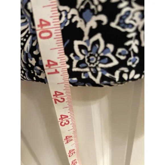 J Jill Wearever Collection Blue Knit Modest Stretch Midi Dress Plus Size 4X - Picture 8 of 8